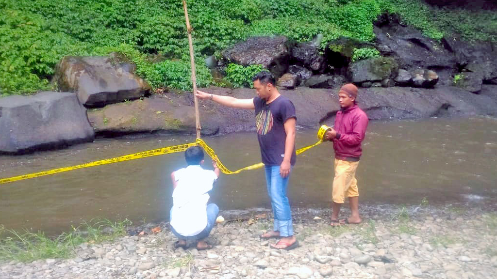 Bocah SD Tenggelam di Air Terjun Guyangan