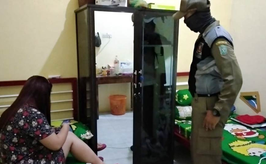Jelang Ramadhan,  Satpol PP Razia Tempat Kos dan losmen, Amankan 6 Pasangan Tak Resmi