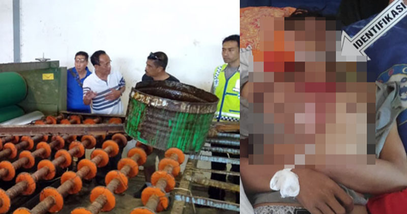 Terpeleset, Karyawan PT MJS Tewas Terjepit Glue Spider