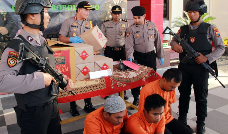 Gelapkan Rokok 1,5 Miliar Tiga Sekawan Diringkus, Sopir Jadi Aktor Utama