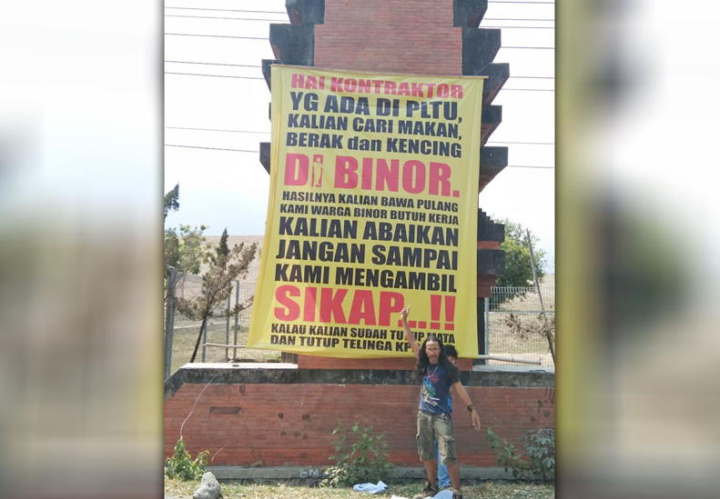Warga Binor Tuntut PLTU Paiton Sediakan Lapangan Pekerjaan