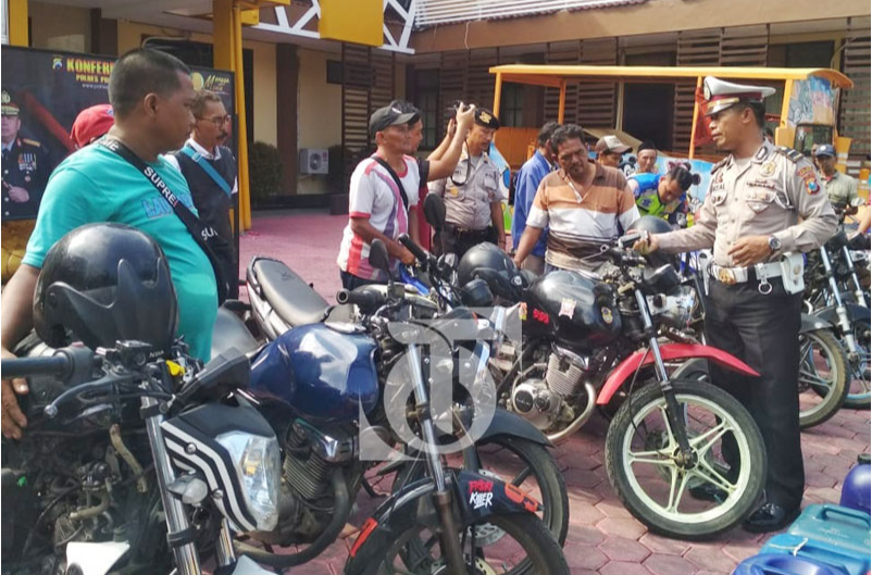Polisi Pastikan Menilang Motor yang Dimodifikasi untuk Kulakan BBM