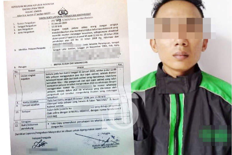 Oknum Ojol Lakukan Pelecehan Seksual, Langsung Putus Mitra