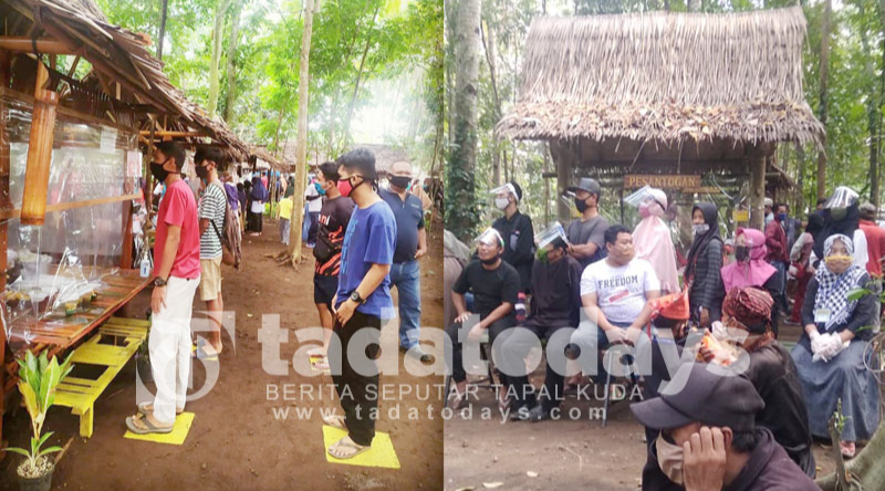 Pasar Wit-witan di Tengah Penerapan New Normal: Tetap Buka, Meski Sertifikasi dari Dispar Belum Turun