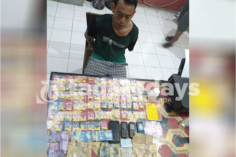 Pengedar Pil Koplo Asal Lumajang Diamankan Polsek Kraksaan
