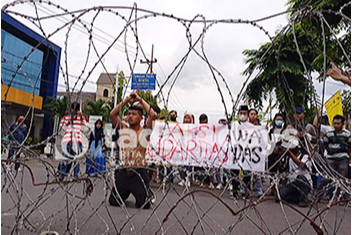 PMII Jember Menggelar Aksi Solidaritas untuk Warga Wadas