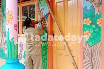 Tersinggung, Pemilik Lahan Segel Gedung Sekolah PAUD-TK