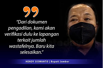 Soal Pembayaran Utang Proyek Wastafel, Pemkab Jember Akan Verlap