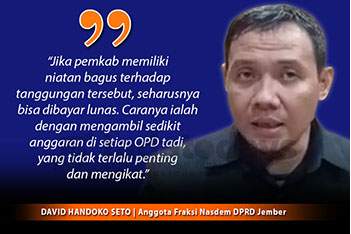 Pemkab Jember Cicil Utang Proyek Wastafel Rp 1,5 M, David: Kami Kecewa
