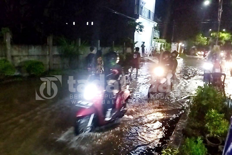 Hujan Deras di Jember, Banjir Genangan di Lima Titik