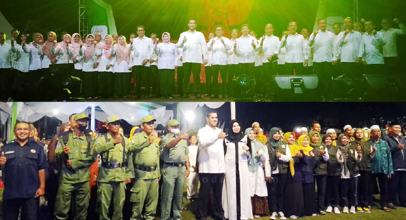 Pesta Rakyat di Malam Refleksi 4 Tahun Kepemimpinan Wali Kota Hadi Zainal Abidin