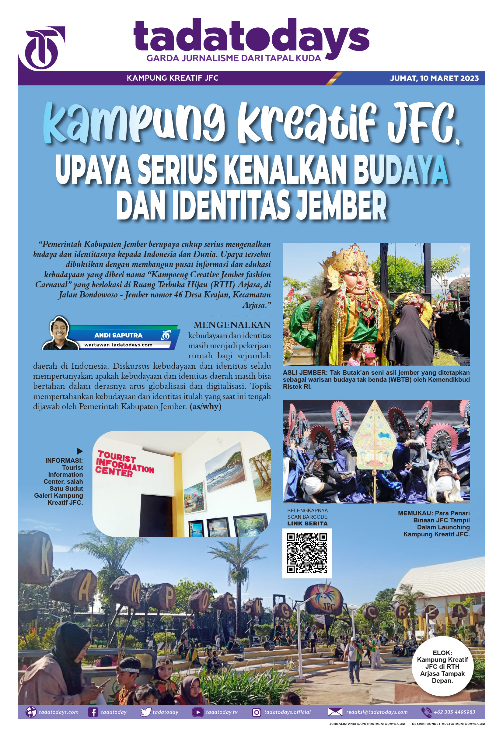 Kampung Kreatif JFC, Upaya Serius Mengenalkan Budaya dan Identitas Jember