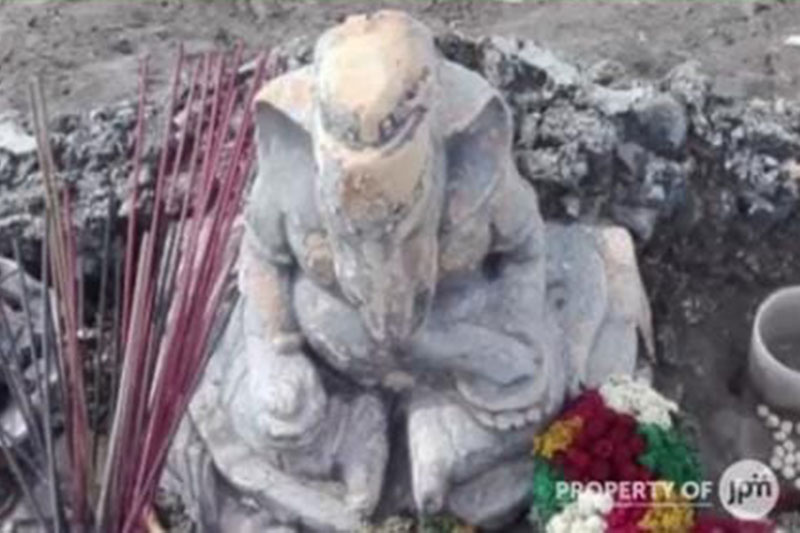 Patung Ganesha yang Hilang itu Dibikin Pasca Erupsi Bromo