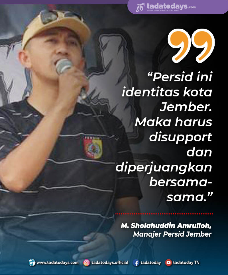 Sholahuddin Amrulloh alias Jo, Manajer Baru Persid Jember