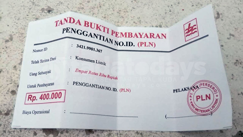 Waspadai Penipuan Pakai Kwitansi PLN, Pastikan Petugas Membawa Surat Tugas