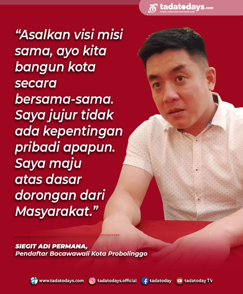 Siegit Adi Permana, Pengusaha Muda yang Mendaftar Bacawawali di PDIP