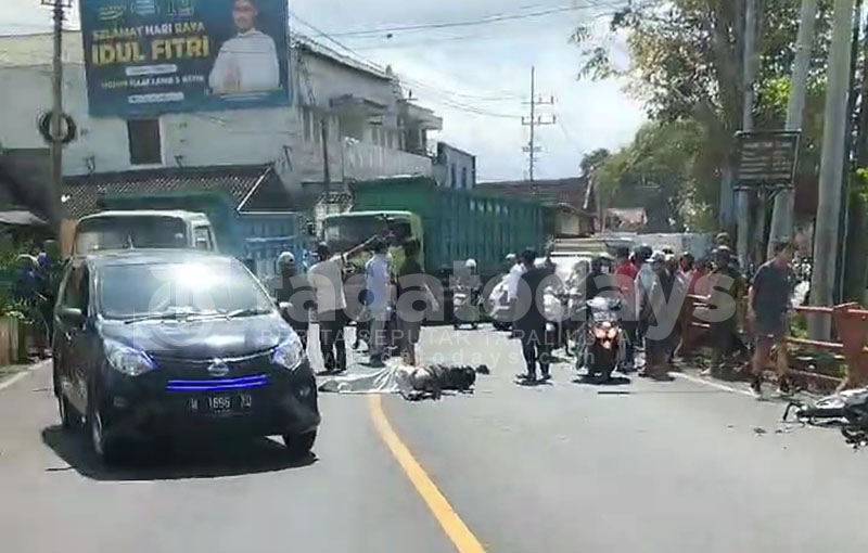 Pemotor di Lumajang Tewas setelah Menabrak Sebuah Truk