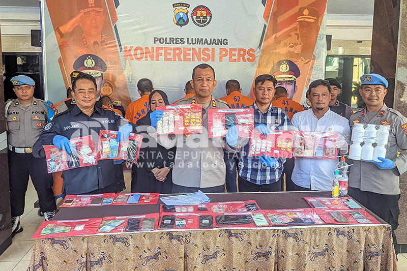 Polres Lumajang Tetapkan 20 Tersangka Kasus Narkoba