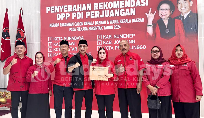 DPP PDIP Rekom Pasangan Habib Hadi-Ning Tiwi untuk Pilwali Kota Probolinggo