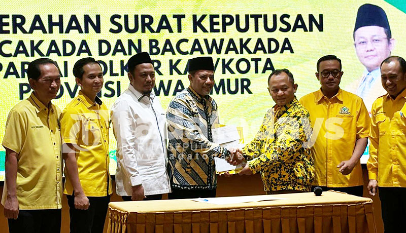 SK Golkar untuk Gus Haris dan Ra Fahmi di Pilkada Kabupaten Probolinggo