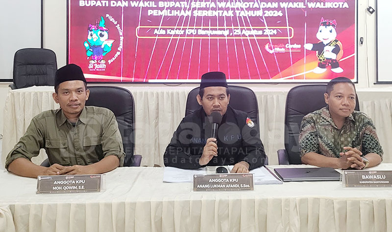 Jelang Pendaftaran, KPU Beber Paslon yang Akan Mendaftar Pilkada Banyuwangi 2024