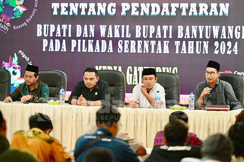 KPU Banyuwangi Sosialisasi Pendaftaran, Jumlah Pendukung Paslon Dibatasi, Peliputan Dipermudah