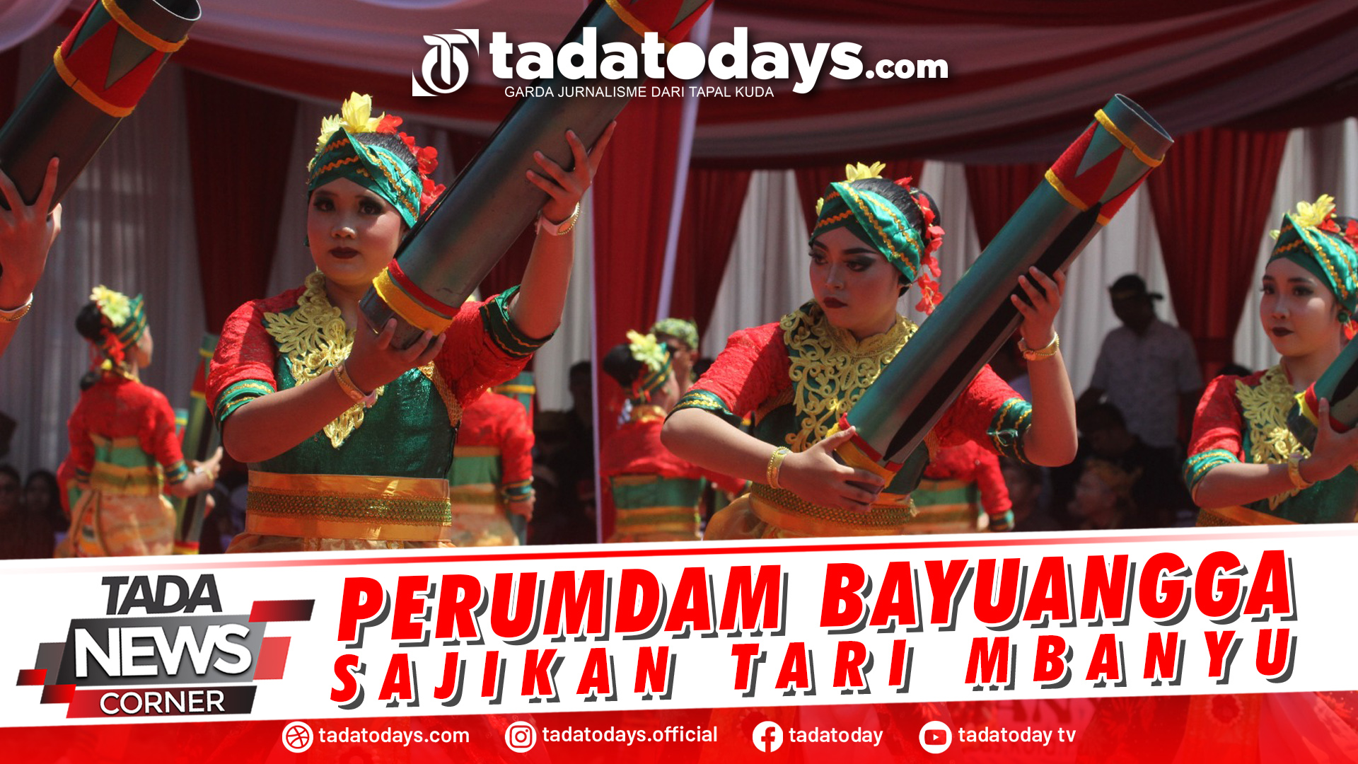 PERUMDAM BAYUANGGA SAJIKAN TARI MBANYU