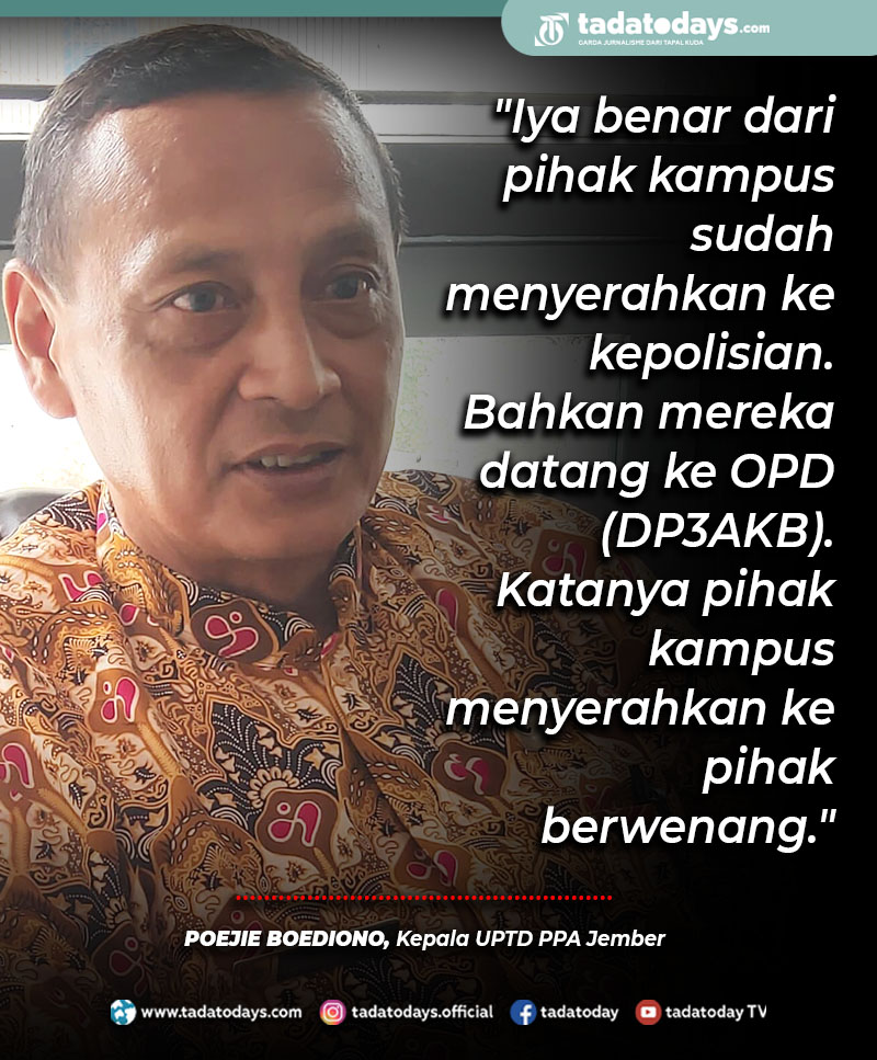 Terduga Pelaku Kekerasan Seksual Anak di Jember Di-blacklist Pihak Kampus