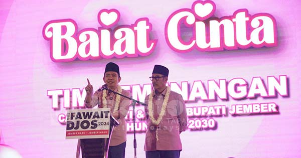 Pasangan Gus-Djos Ingatkan Tim Pemenangan agar Tidak Melakukan Black Campaign