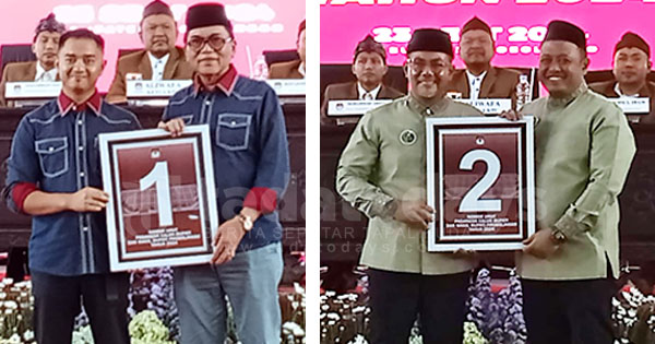 Zulmi-Rasit Dapat Nomor Urut 1, Gus Haris-Ra Fahmi Nomor Urut 2