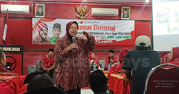 Mampir ke DPC PDIP Kota Probolinggo, Risma Dicurhati Persoalan Pertanian