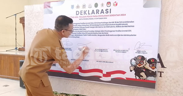 Bawaslu Tegaskan ASN, TNI, Polri Netral, Pj Wali Kota: Kami Berkomitmen Tegakkan Disiplin