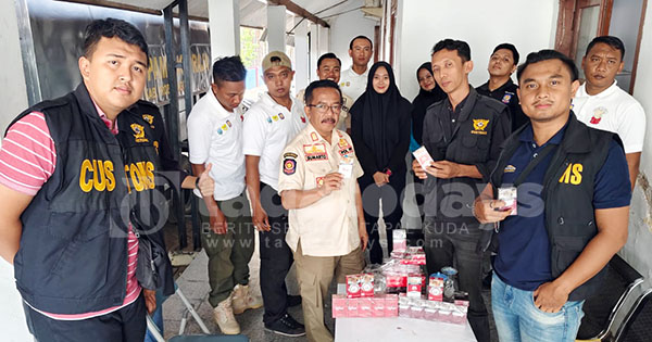 Satpol PP Kabupaten Probolinggo bersama KPPBC Probolinggo Rutin Gelar Operasi Rokok Ilegal