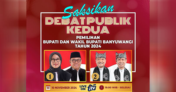 Lima Akademisi Susun Materi Debat Kedua Pilbup Banyuwangi 2024, Live JTV Pukul 19.00 WIB