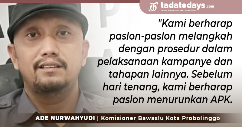 Bawaslu Kota Probolinggo Catat 5 Laporan dan 1 Temuan Pelanggaran Pilwali