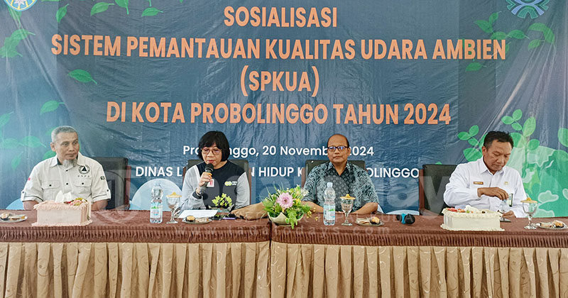 DLH Kota Probolinggo Sosialisasi SPKUA, Petani dan Pengusaha Diajak Memantau Kualitas Udara