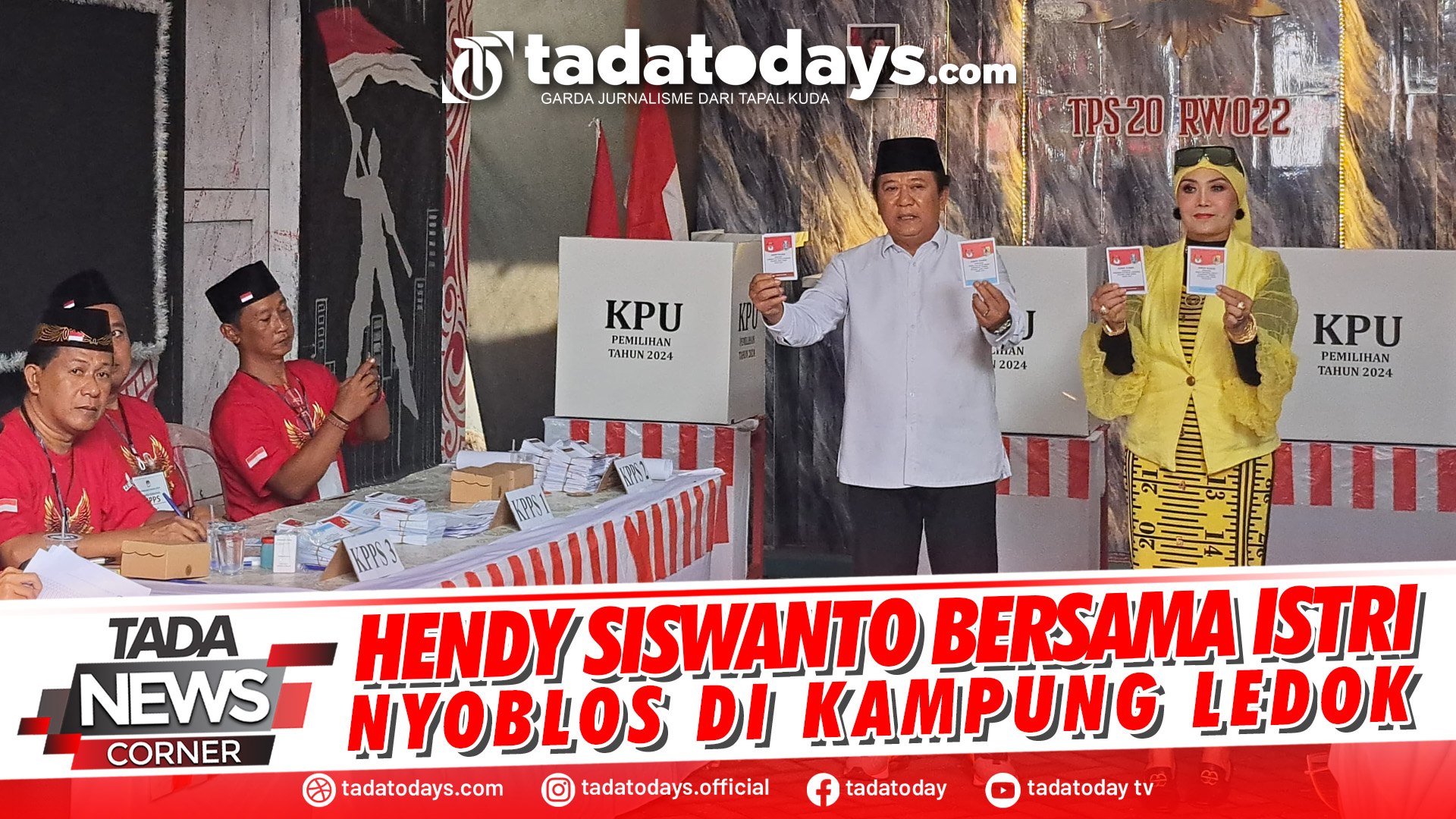 HENDY SISWANTO BERSAMA ISTRI NYOBLOS DI KAMPUNG LEDOK