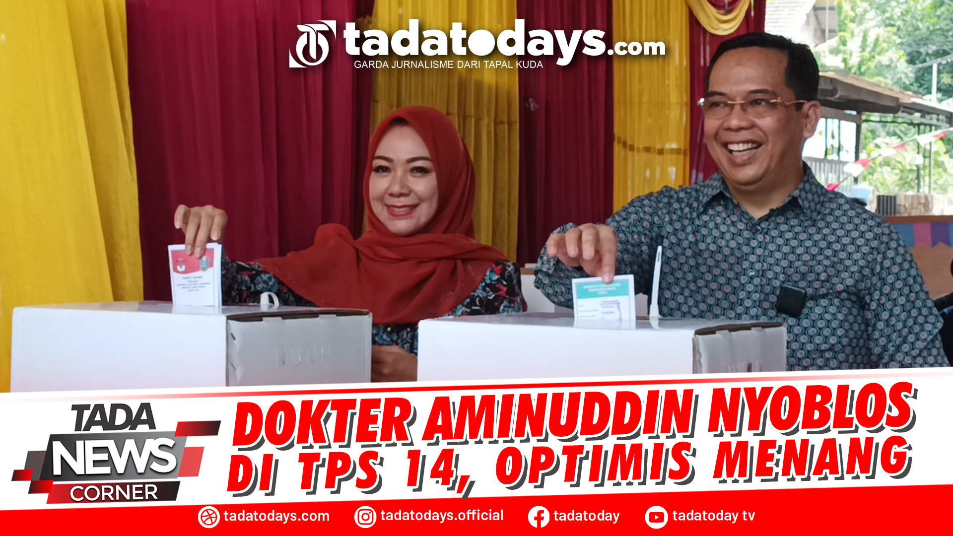 DOKTER AMINUDDIN NYOBLOS DI TPS 14, OPTIMIS MENANG