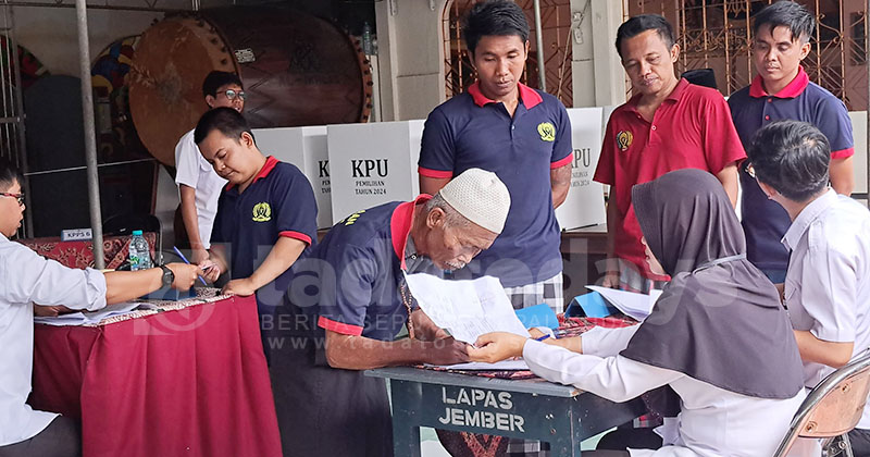 981 Warga Binaan Lapas Jember Berpartisipasi dalam Pilkada 2024