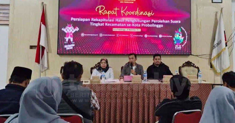 KPU Kota Probolinggo Bersiap Rekapitulasi Surat Suara Tingkat Kecamatan