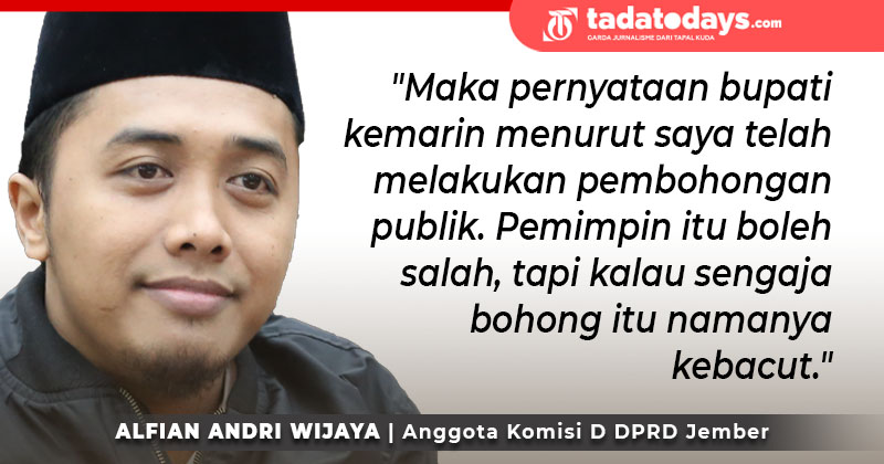 Alfian: Janji Bupati Naikkan Honor Guru Ngaji Rp 2,5 Juta Hanya Pembohongan Publik