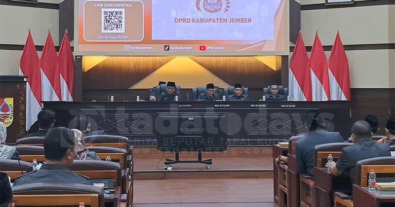 Rapat Paripurna DPRD Jember, Tetapkan Pasangan Bupati dan Wakil Bupati Terpilih Pilkada 2024