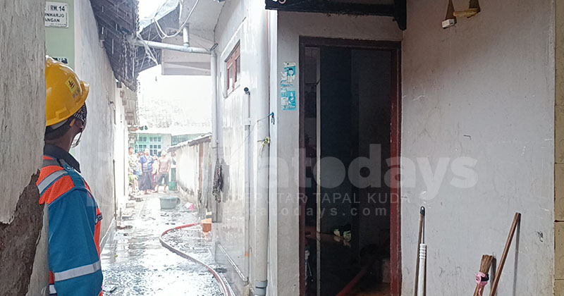 Rumah Warga Mangunharjo Kota Probolinggo Terbakar, Diduga Lupa Matikan Api Kompor