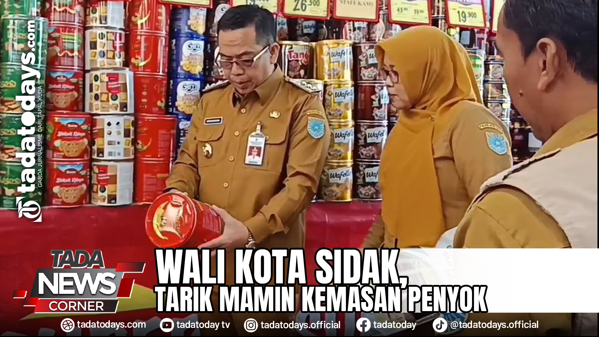 WALI KOTA SIDAK, TARIK MAMIN KEMASAN PENYOK