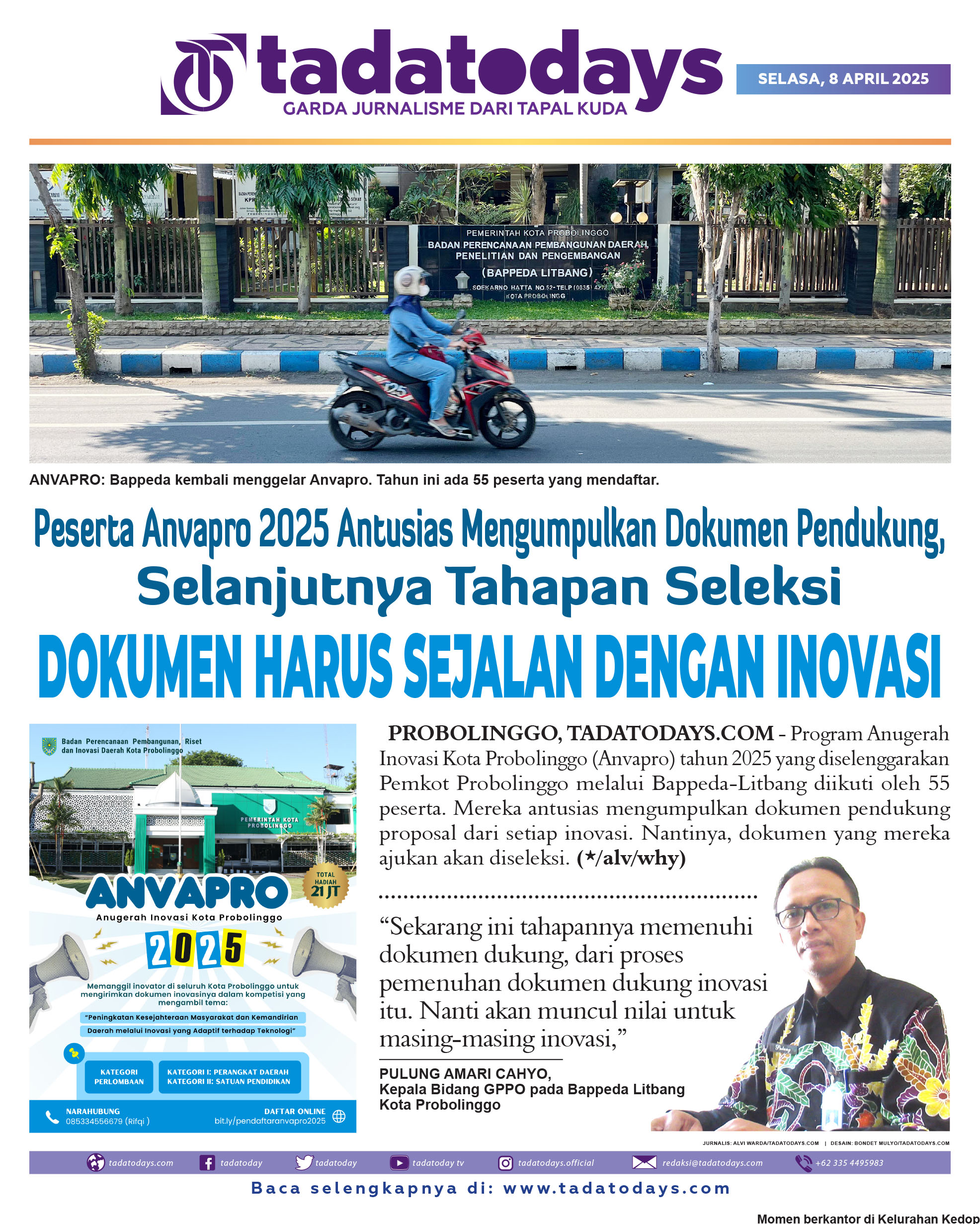 Peserta Anvapro 2025 Antusias Kumpulkan Dokumen Pendukung, Selanjutnya Tahapan Seleksi