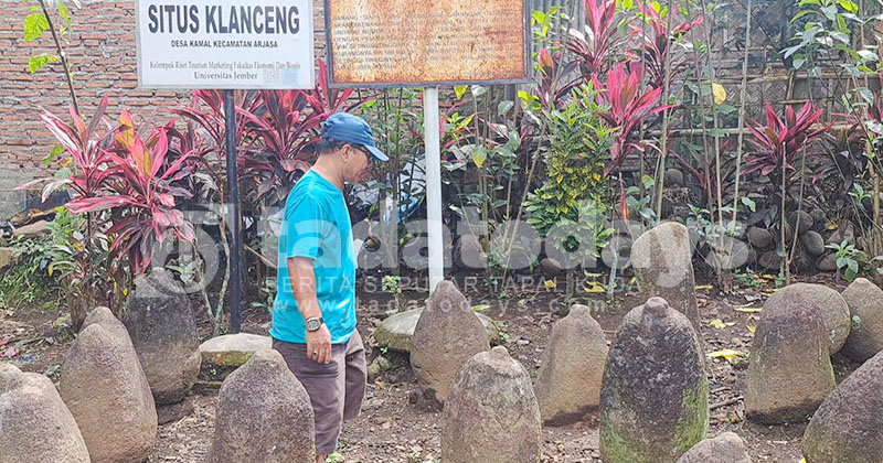 Kusnadi dan Batu-Batu Sunyi dari Masa Silam Bernama Situs Klanceng di Jember