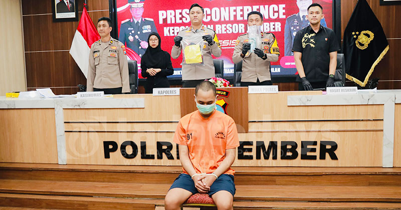 Tersangka Kasus Pencabulan Berujung Pembuangan Bayi di Jember Berhasil Ditangkap di Bali