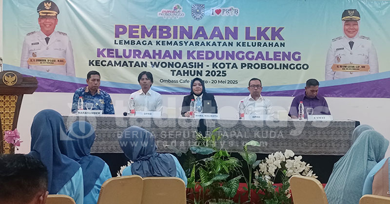Kelurahan Kedunggaleng Gelar Pembinaan LKK, Wawali Ina: Mitra Pemerintah, LKK Wajib Kolaborasi