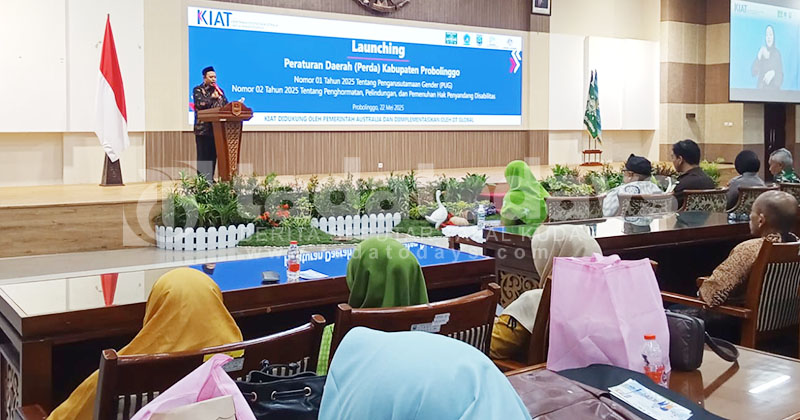 Pemkab Probolinggo Melaunching Perda Pengarusutamaan Gender dan Perda Disabilitas
