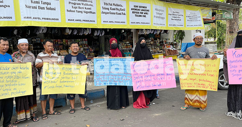 Paguyuban Pedagang Toko Oleh-Oleh Depan Masjid Agung Kota Probolinggo Surati Dewan